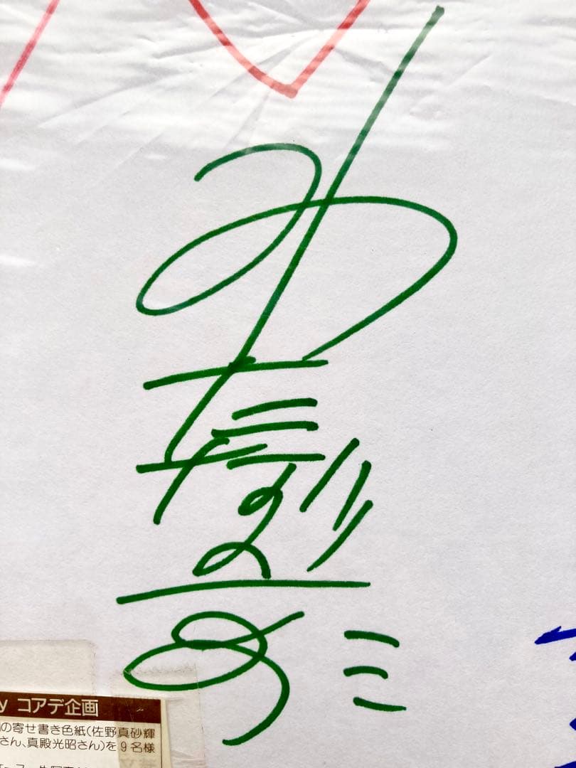 超レア「トーキョー・ガーディアン」 作者と声優4名寄せ書きサイン色紙 当選品