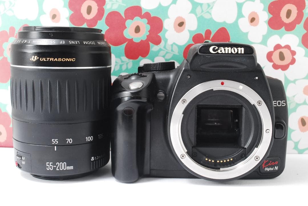 ❤初心者にオススメ❤Canon kiss N❤スマホに転送❤望遠レンズ❤