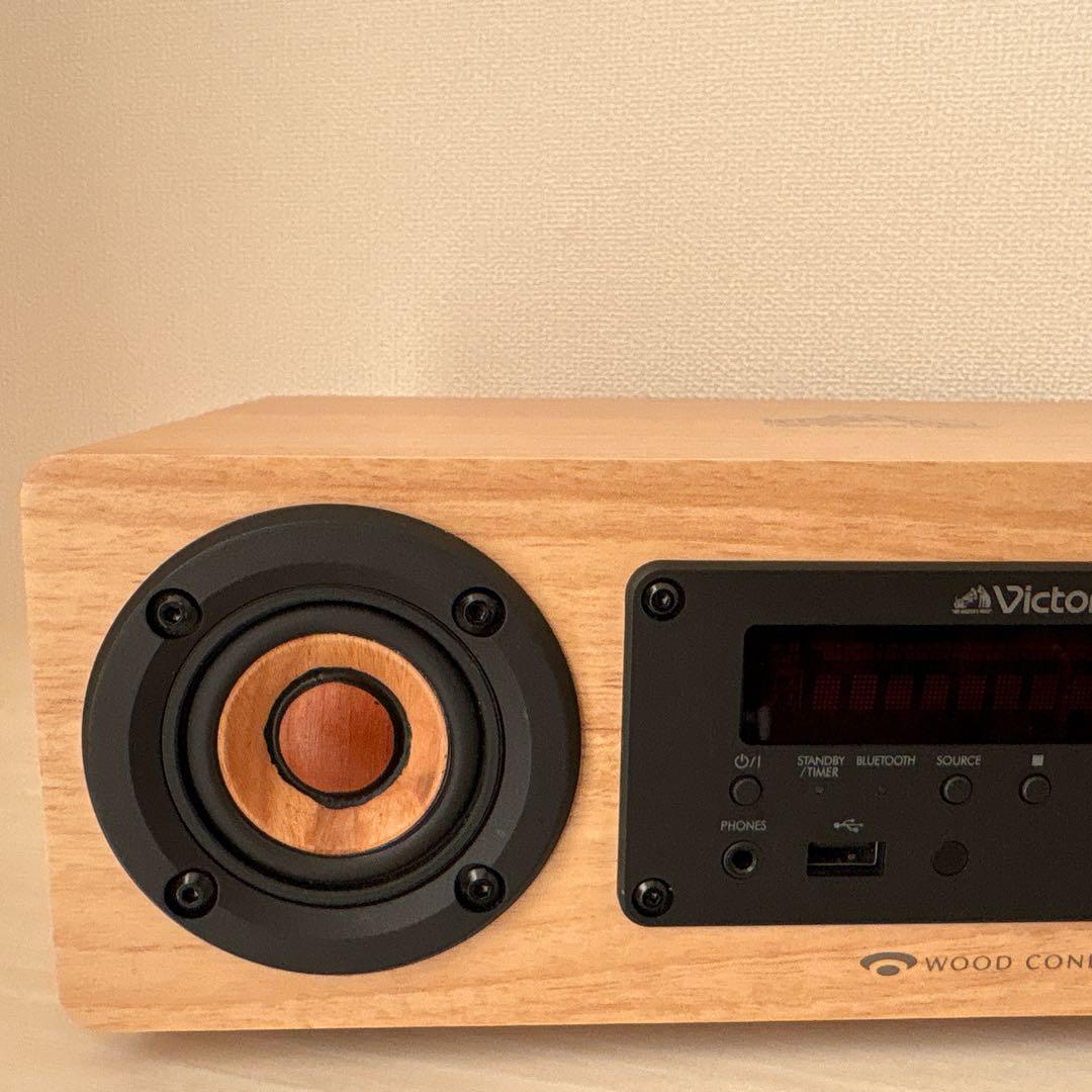 ビクター Victor EX-DM10 スピーカー WOOD CONE