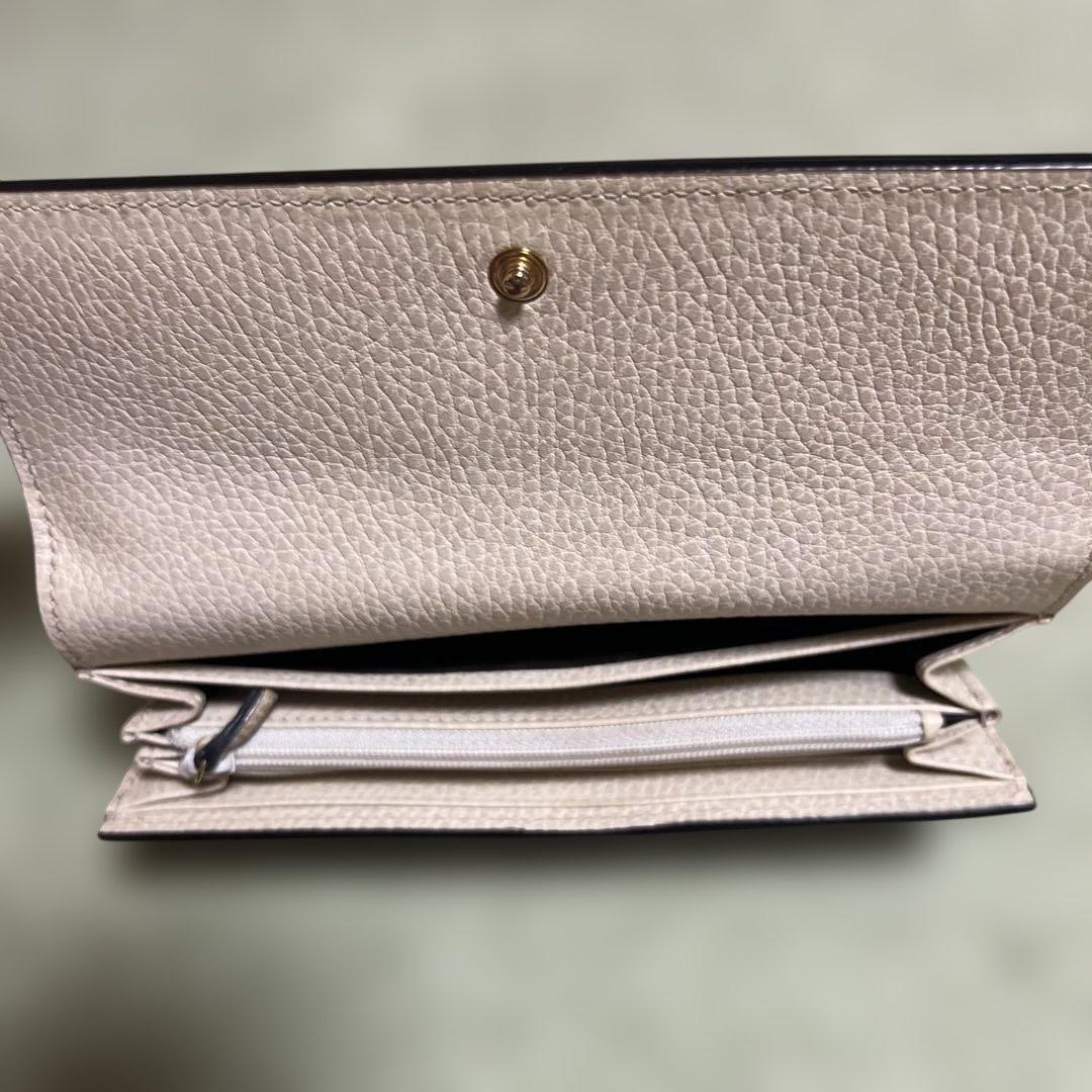 GUCCI GGモノグラム 長財布 ベージュ/ブラウン