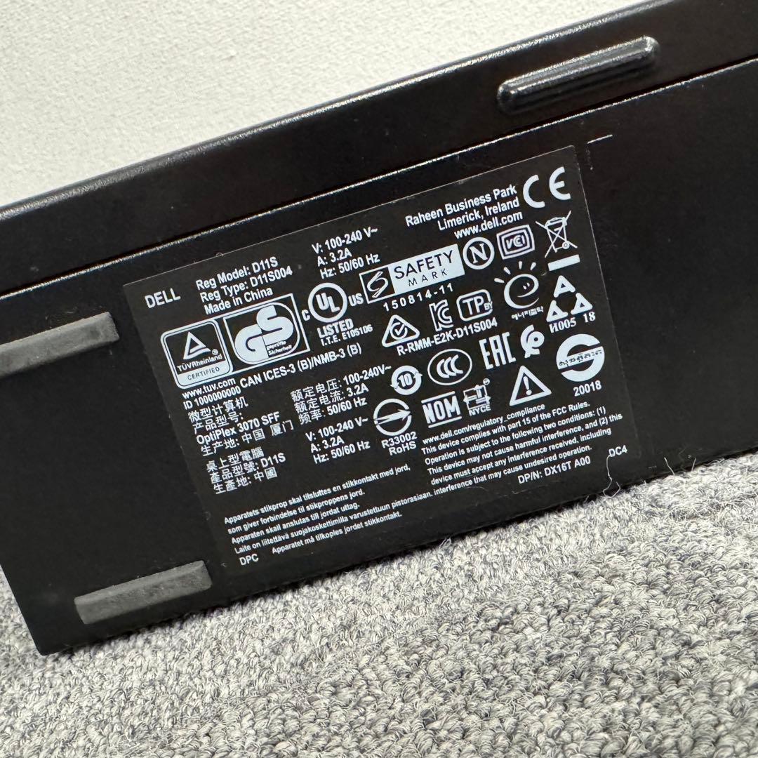 動作品DELL Optiplex 3070 i5 8GB 500GB/256GB