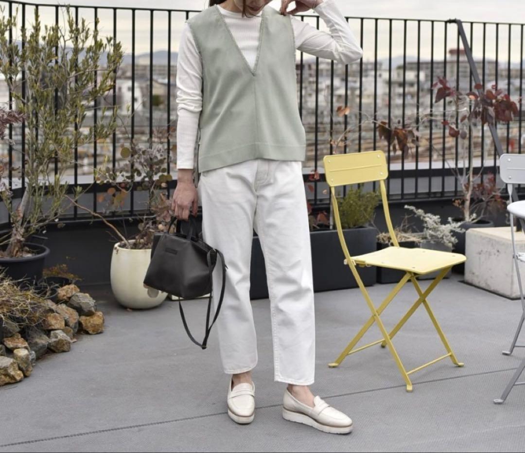 OUR 洗えるフリンジベスト