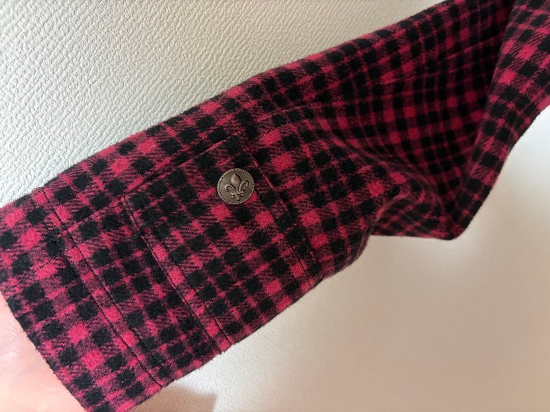 ALGONQUINS ピンク チェック 猫耳 フード ファー アウター