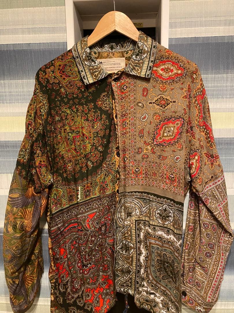 24ss INK tyrolean shirt jkt インク　Lサイズ