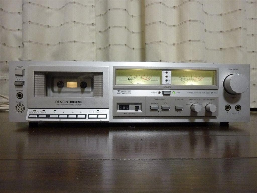 DENON デンオン カセットデッキ TR-F2 修理済 全機能動作確認