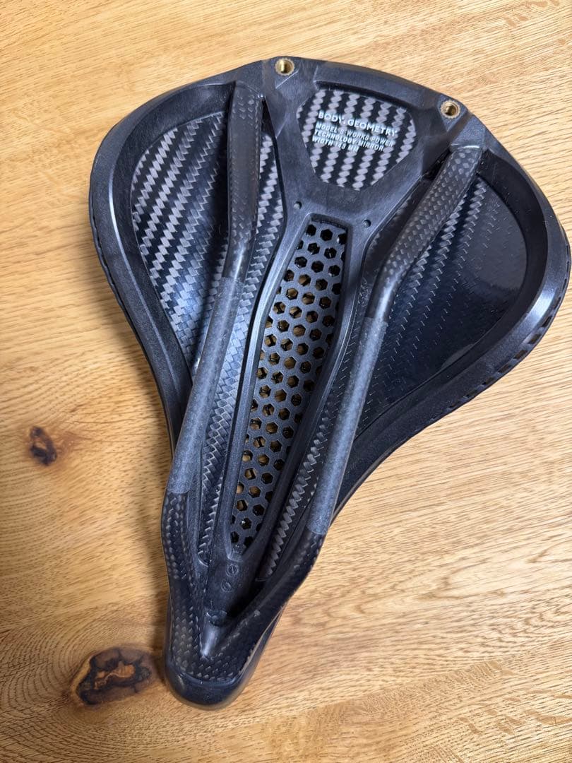 パーツ S-WORKS POWER WITH MIRROR SADDLE 143mm