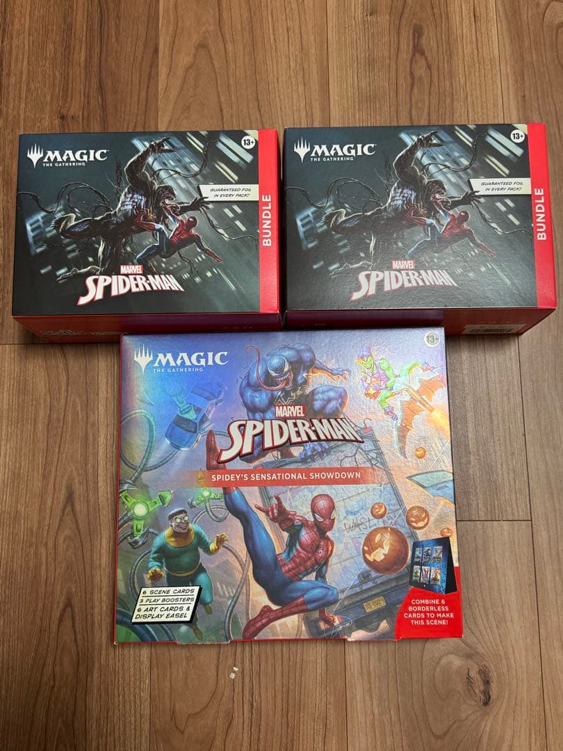 マジックザギャザリング スパイダーマン シーンボックス、バンドルボックスセット