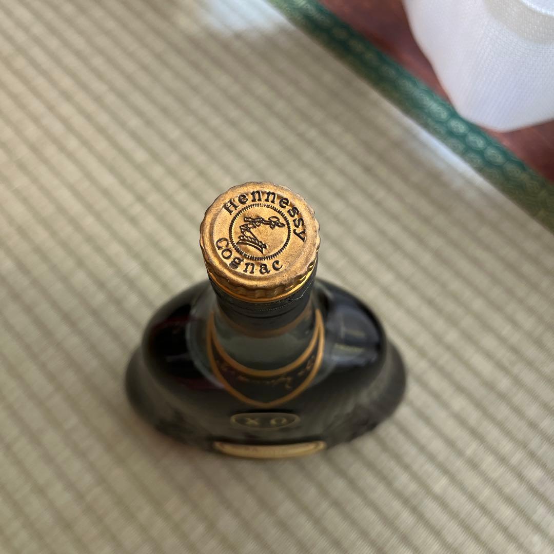 Hennessy COGNAC XO 金キャップ　グリーンボトル　古酒　未開栓