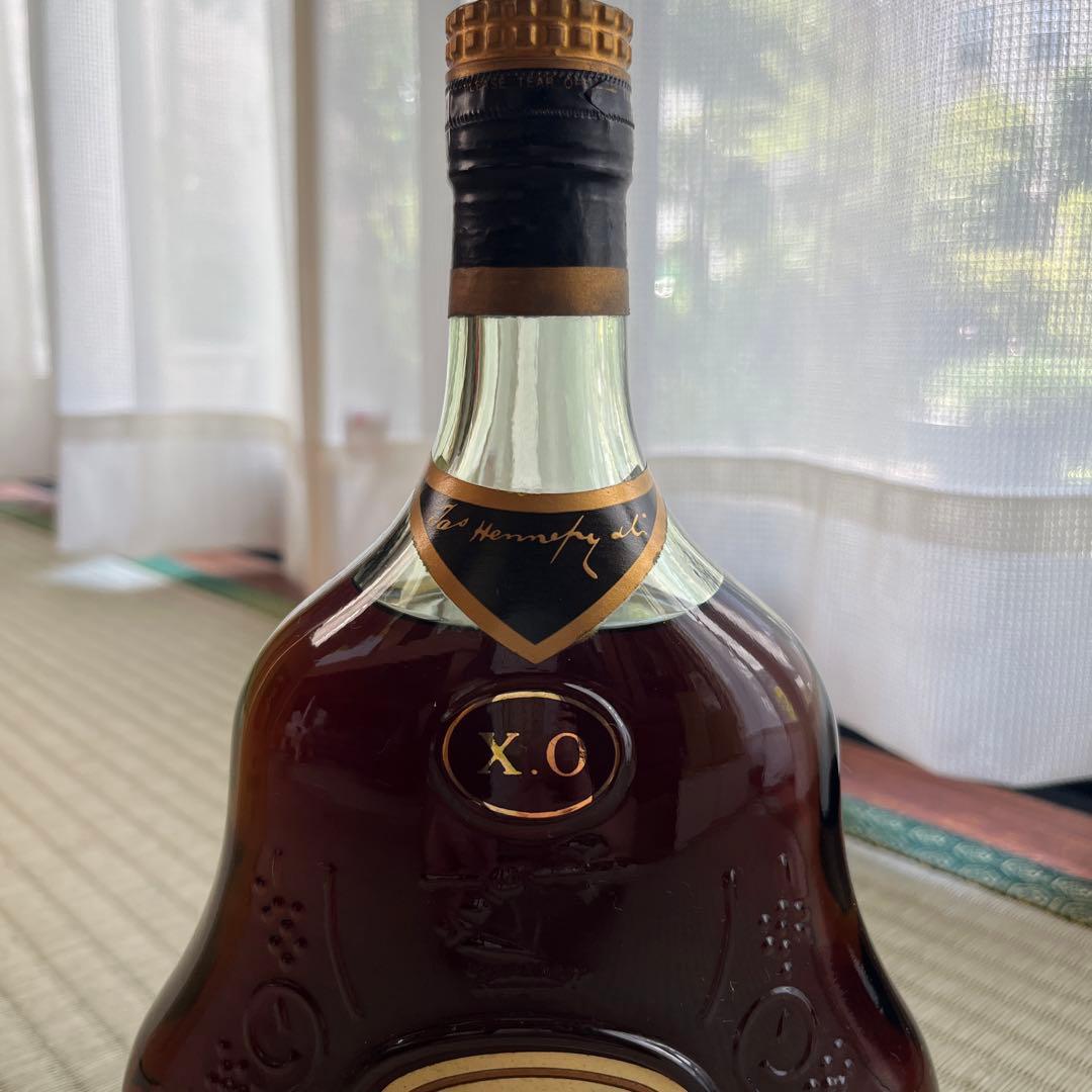 Hennessy COGNAC XO 金キャップ　グリーンボトル　古酒　未開栓