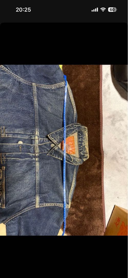 フルカウント　デニムジャケット1st 別注モデル　Tバック　42サイズ