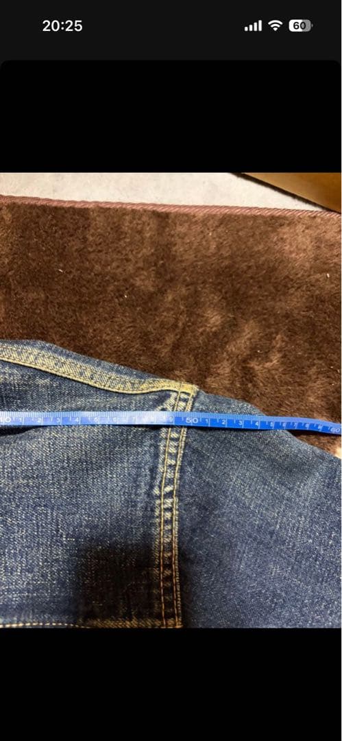 フルカウント　デニムジャケット1st 別注モデル　Tバック　42サイズ