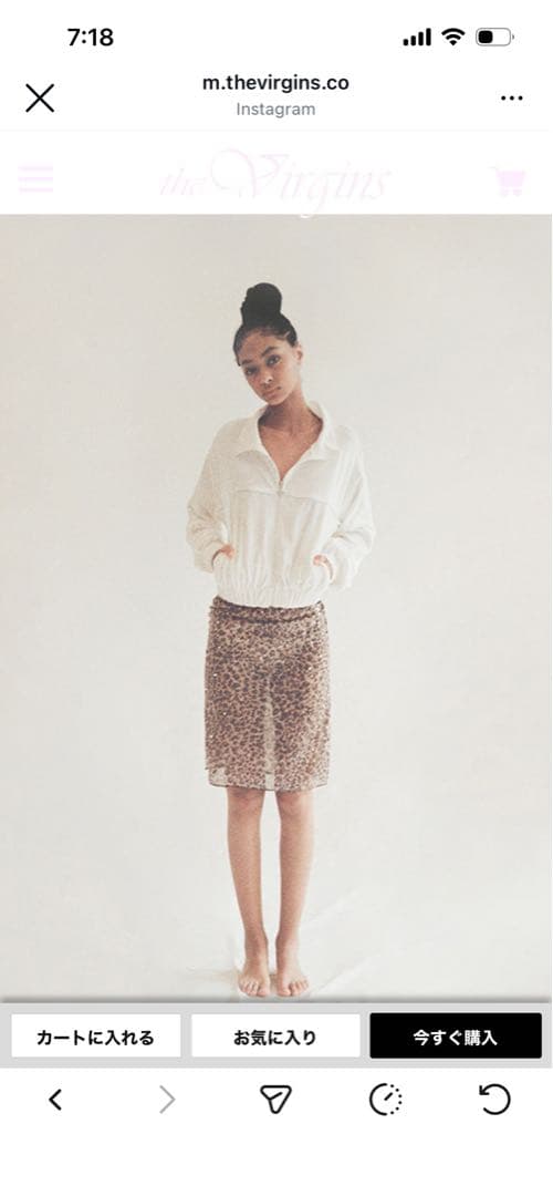 the virgins velvet track zip-up ブラック