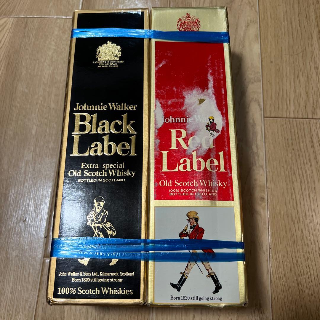 JohnnieWalker Black Label & Red Label 2本