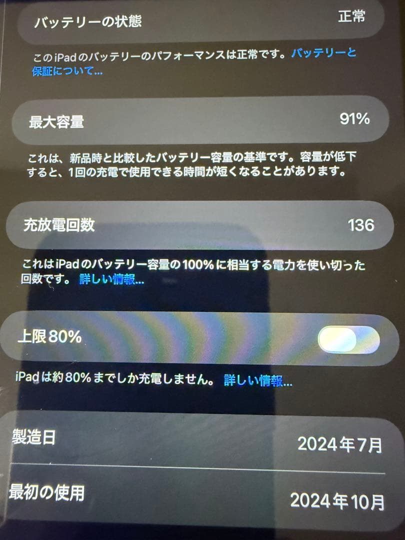 iPad mini 7 (A17Pro) 128GB スペースグレー　Wi-Fi
