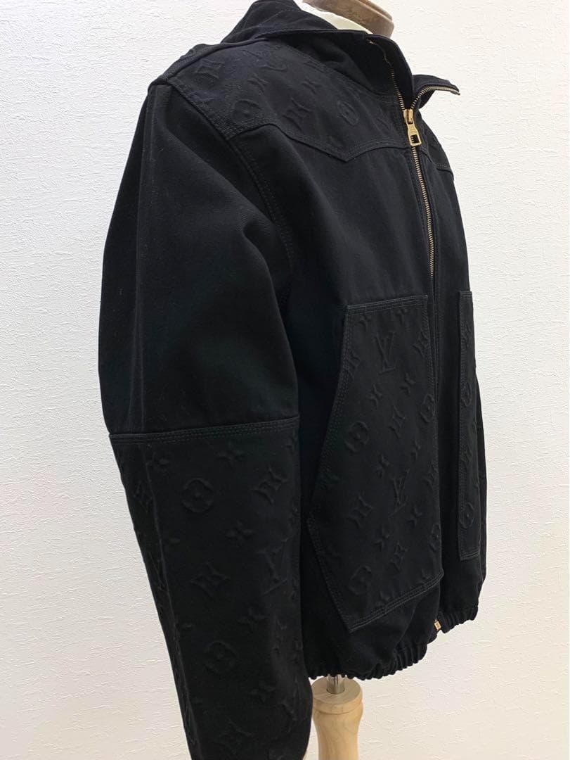 @xyz　モノグラムディテールフーデッドデニムジャケット　⭐︎