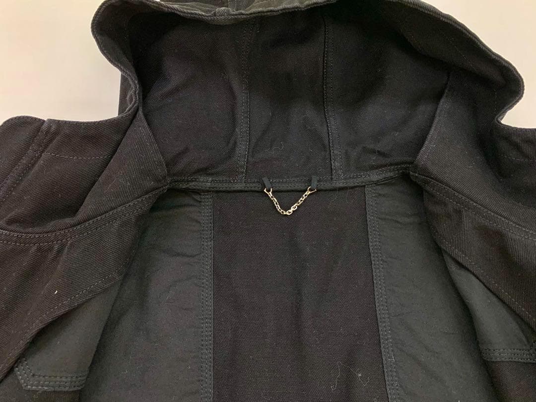 @xyz　モノグラムディテールフーデッドデニムジャケット　⭐︎