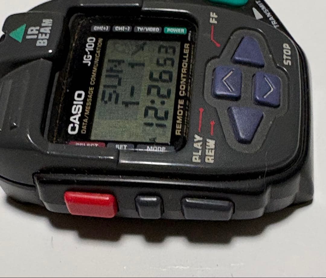 CASIO JG-100 スーパー光通信ウォッチ サイバークロス