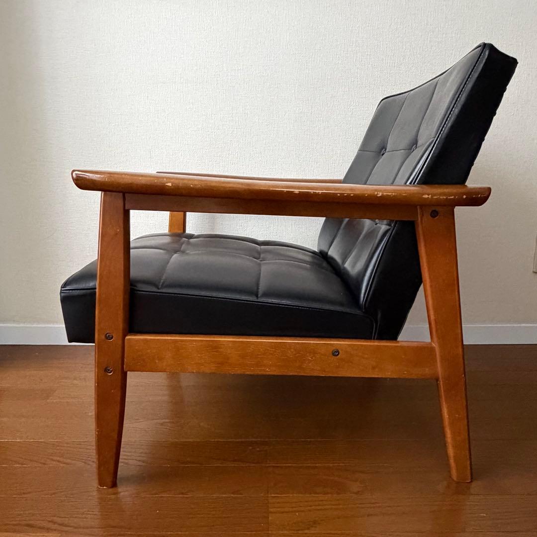 【座面交換済】オールドカリモク Kチェア 1シーター