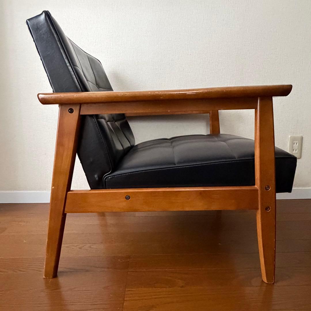 【座面交換済】オールドカリモク Kチェア 1シーター