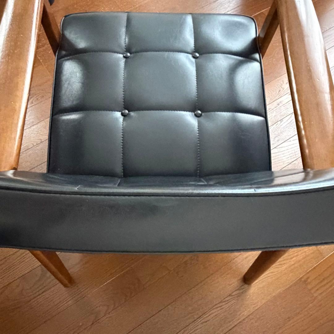 【座面交換済】オールドカリモク Kチェア 1シーター