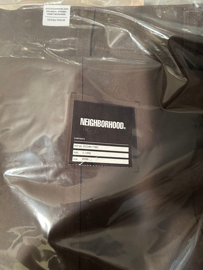 NEIGHBORHOOD パンツ XL ブラウン 未開封新品 ネイバーフッド