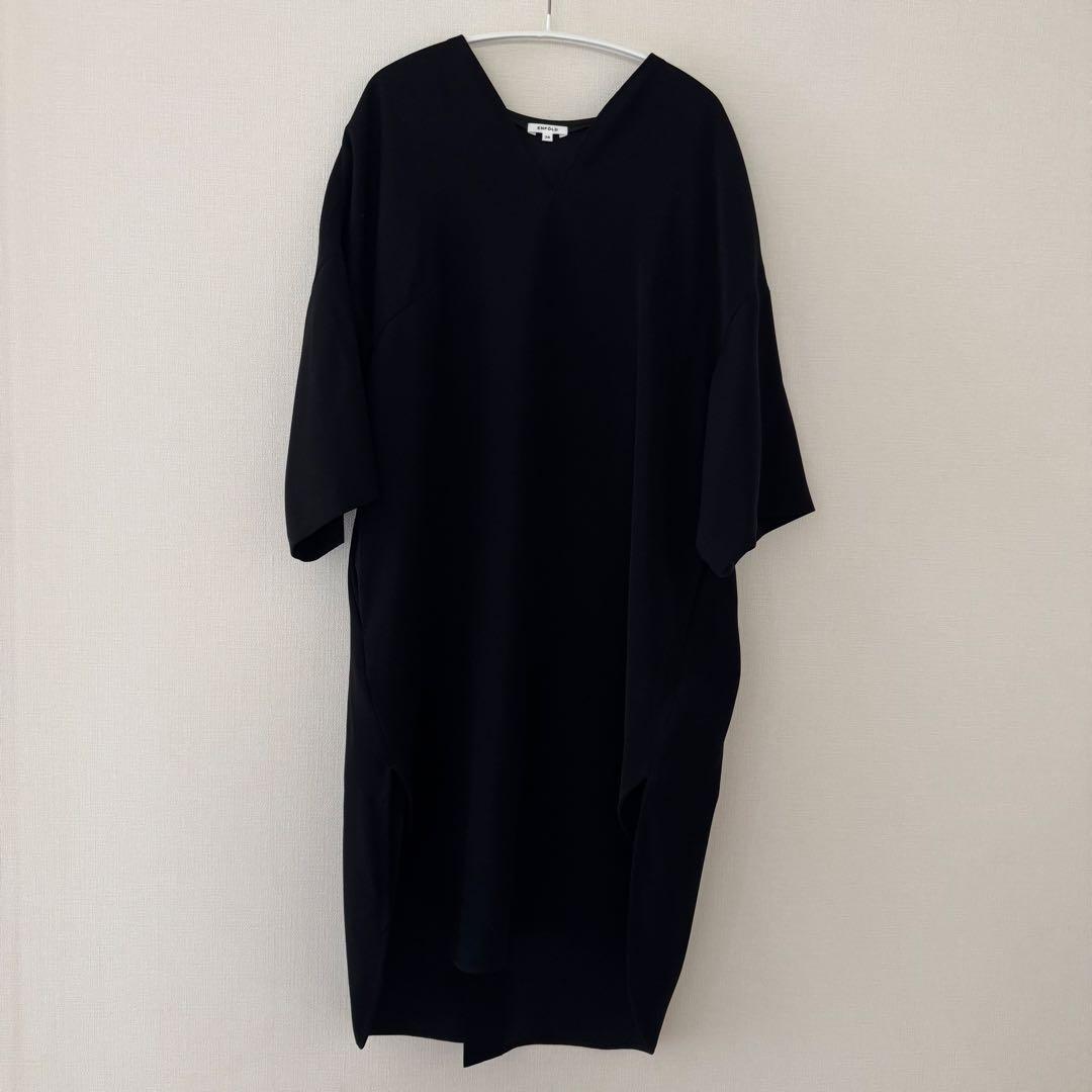 【新品】ENFÖLD ダブルサテン ロングチュニック