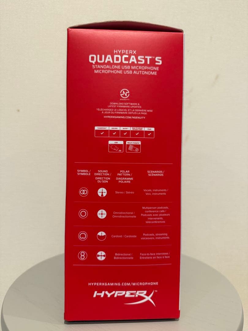 HyperX QuadCast S ブラック マイク