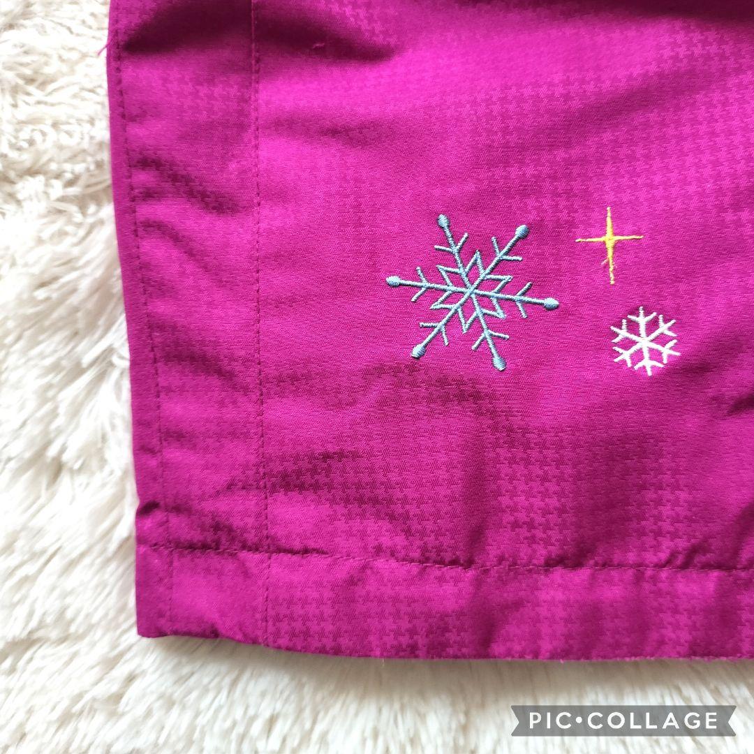 美品 Phenixスキーウェア 女の子 上下 150 140 雪結晶☆水色ピンク