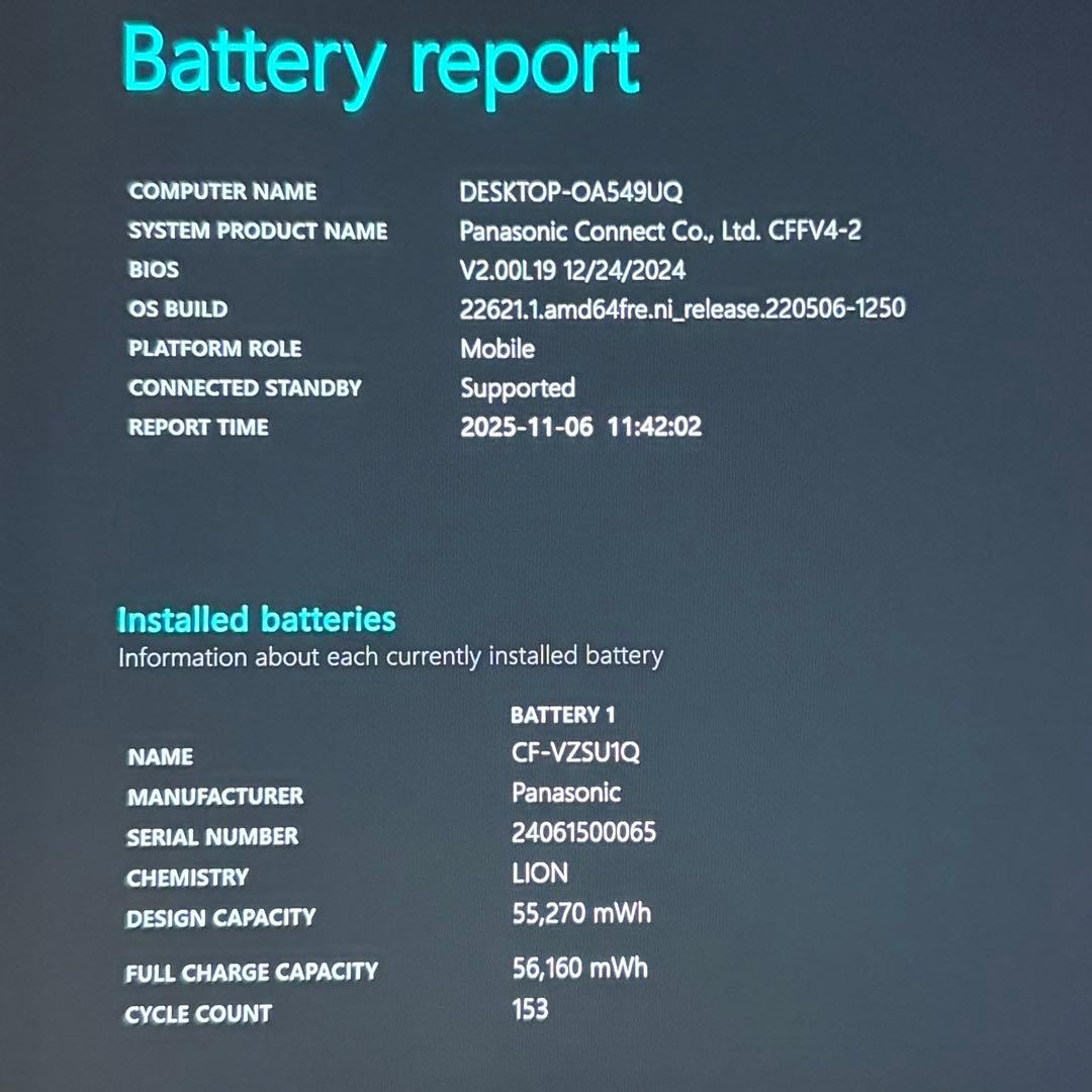 準美品 CF-FV4 第13世代 i5 16GB 14インチ QHD オフィス
