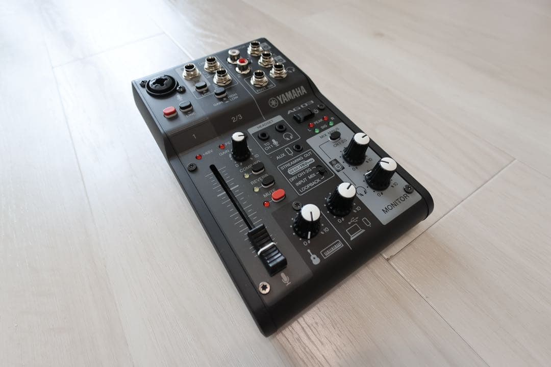 YAMAHA AG03MK2 ブラック ライブストリーミングミキサー