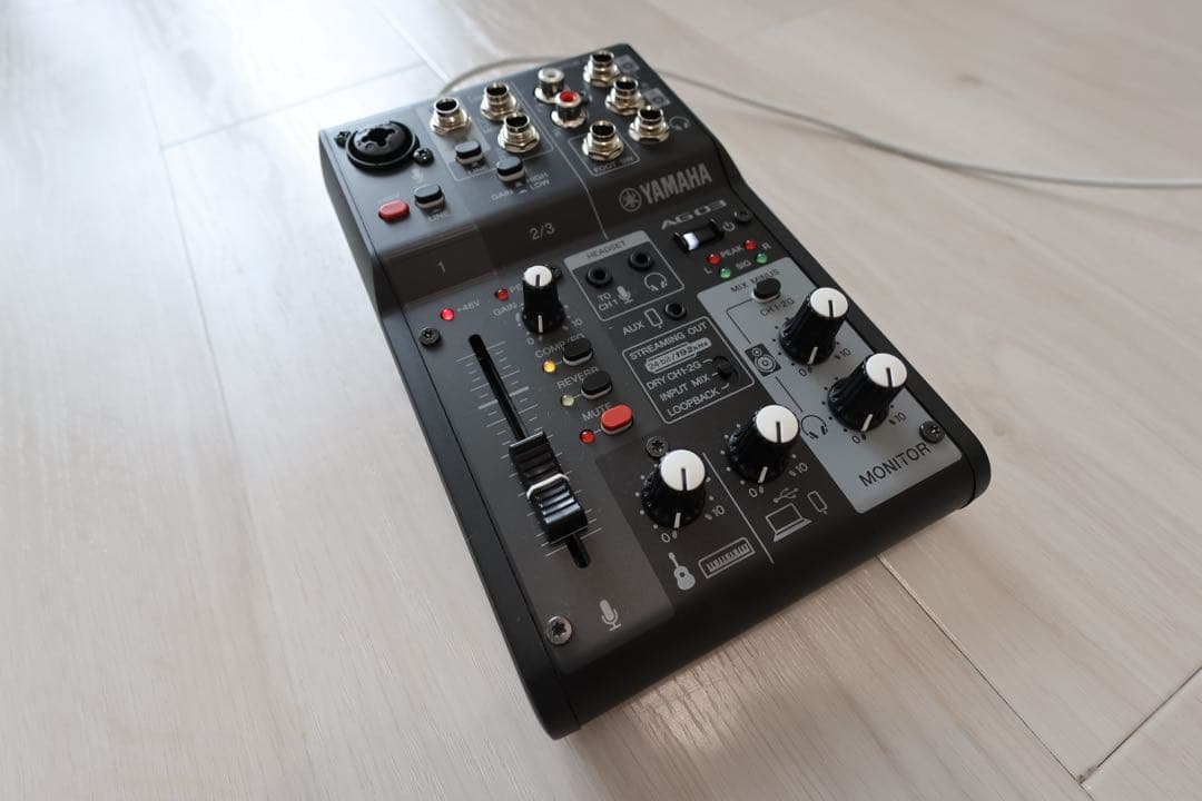 YAMAHA AG03MK2 ブラック ライブストリーミングミキサー