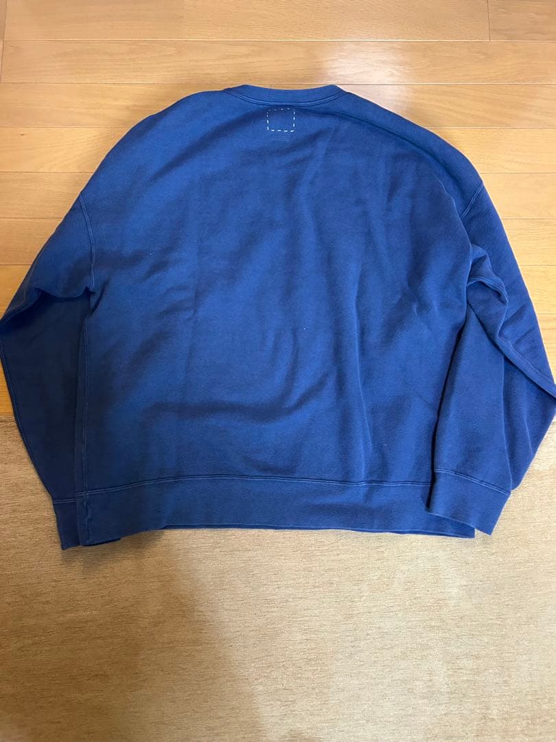 2025SS JUMBO SB SWEAT L/S DMGD/NAVY/４