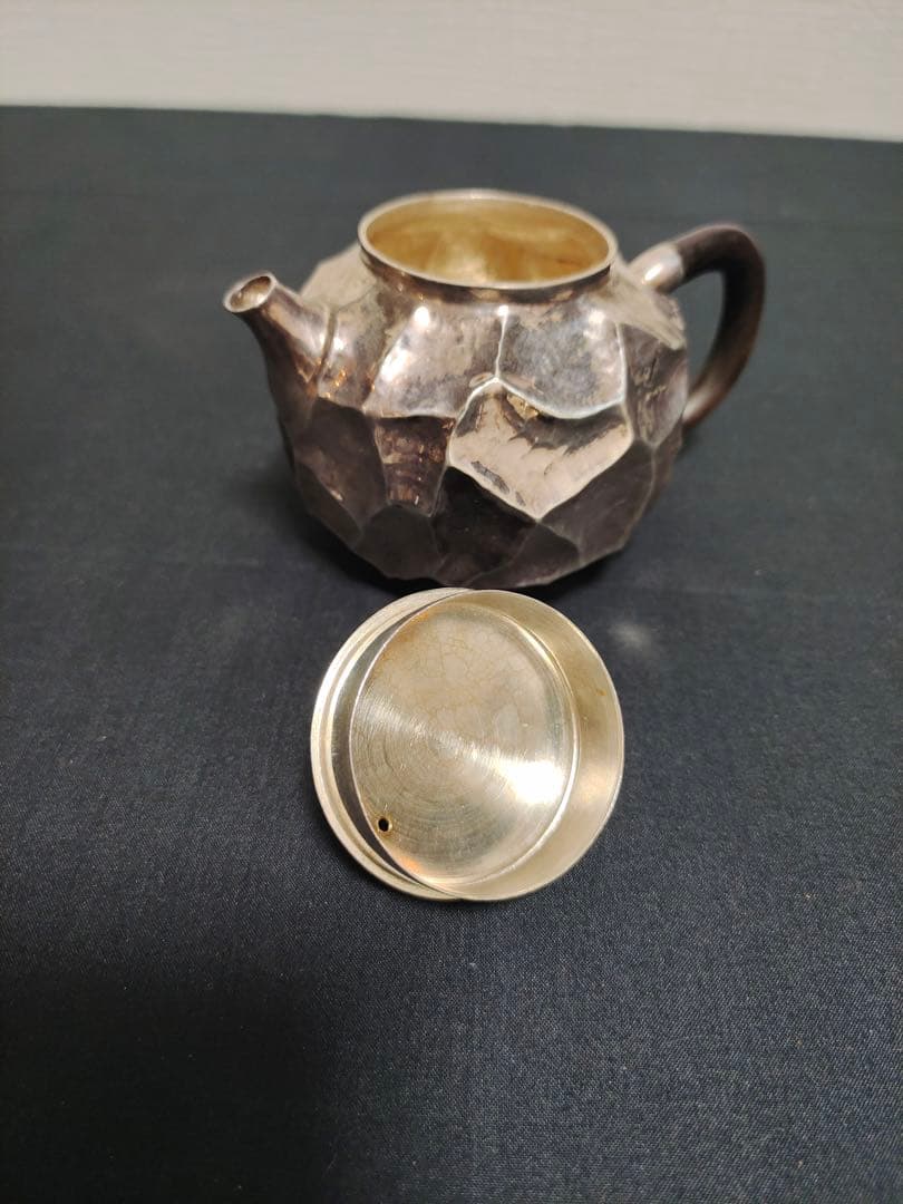 純銀急須　銀瓶　茶道具　214g