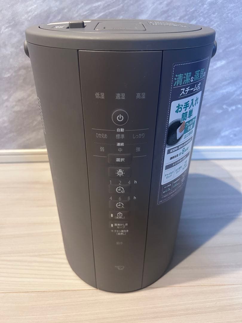 象印 スチーム式加湿器 EE-DE50-HA グレー　3.0L