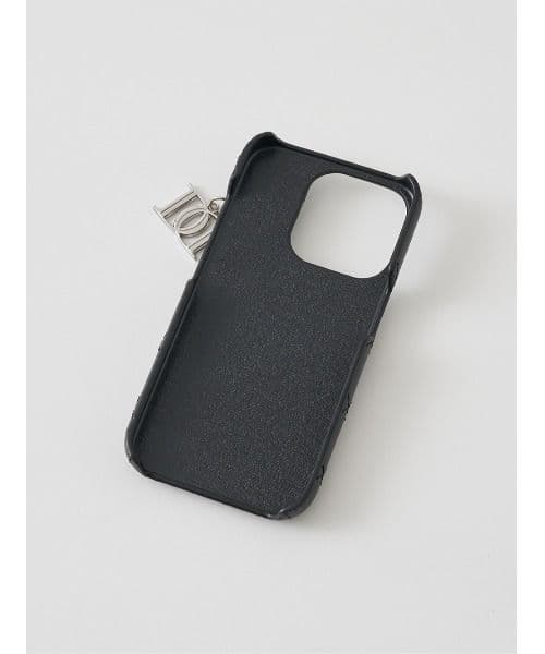 Darich キルティングビジューDDチャームiPhoneケース　15Pro　黒