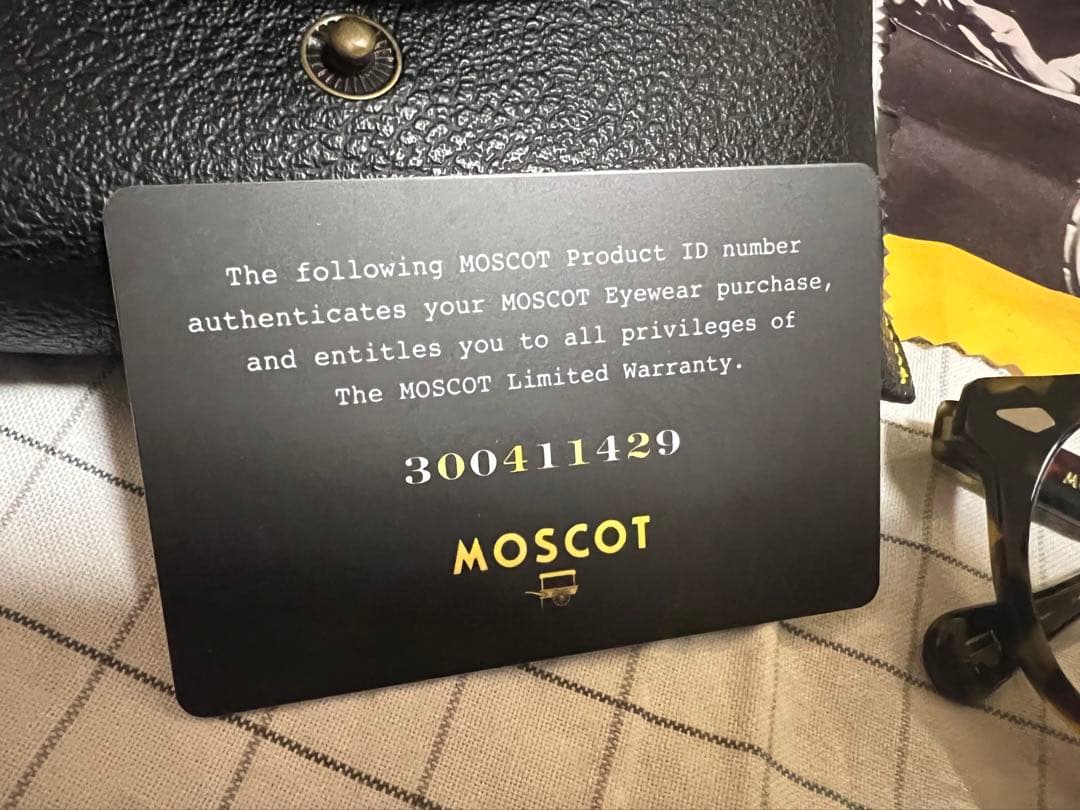 【美品】正規品 モスコット レムトッシュ 52 tort 調光ブラウンレンズ