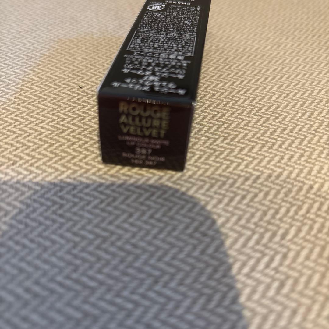 未開封CHANELルージュアリュールヴェルヴェット387限定品ショップ袋付き