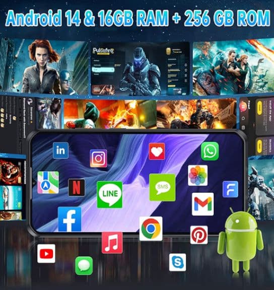 スマートフォン本体 OUKITEL WP52 Android14 5G