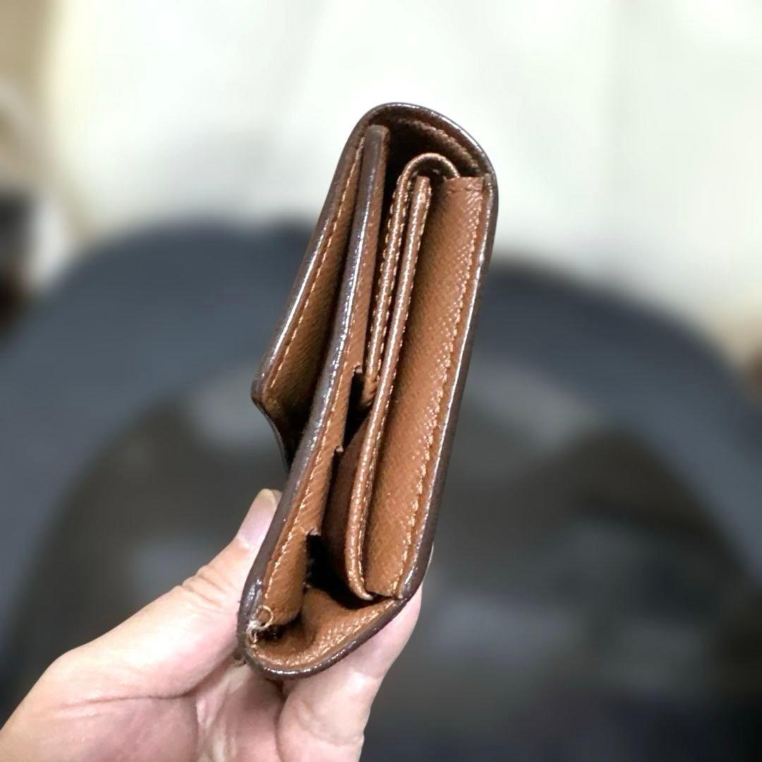 ⑧★使用感少/美品♪モノグラム 三つ折り長財布