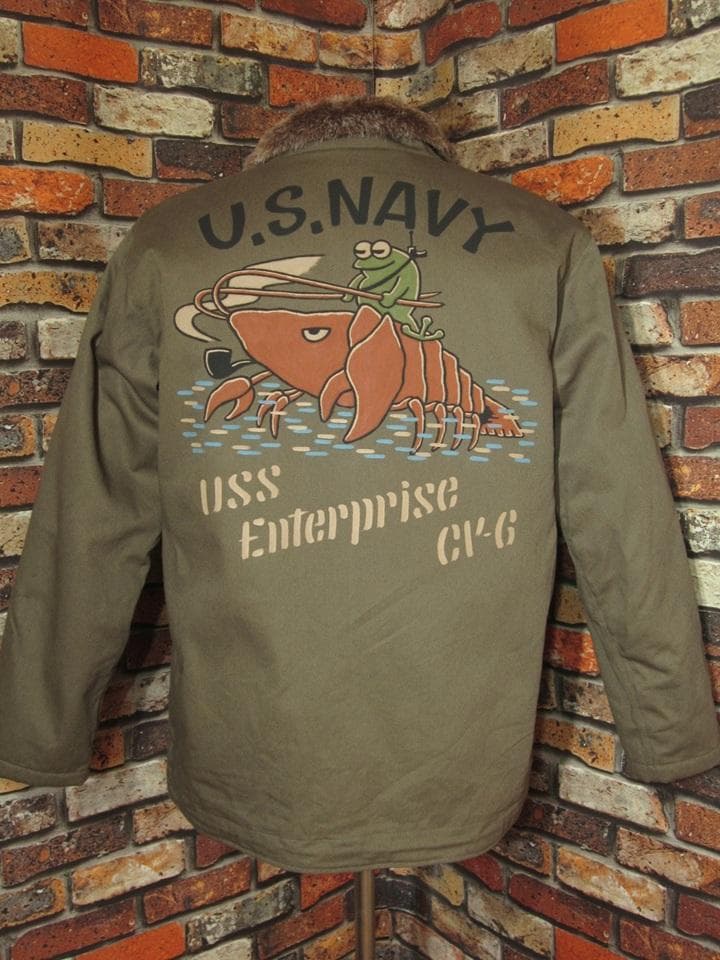 ユナイテッドアスレ N-1デッキジャケット XLサイズ42 丈長め 松岡佳博