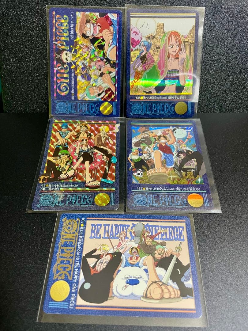 【さんどぱん】ワンピース ビジュアルアドベンチャーカードご希望カード5枚