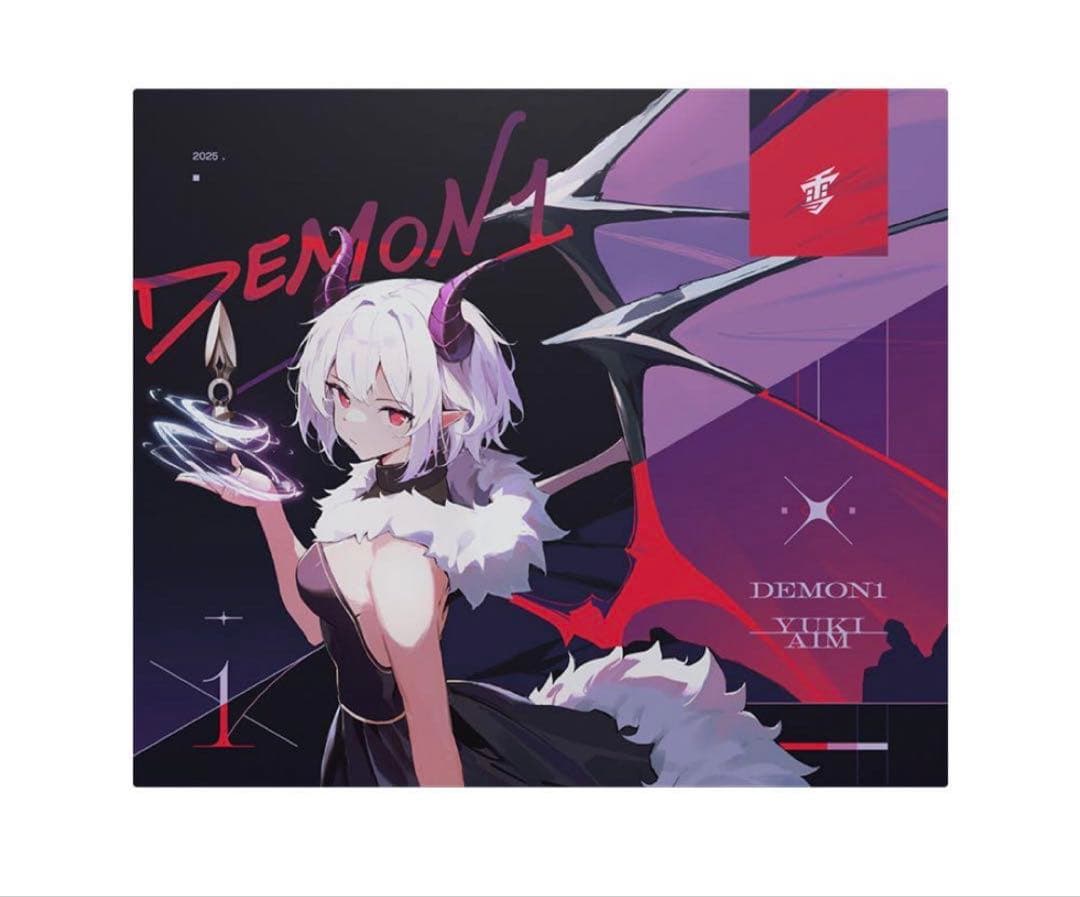 DEMON1 ガラスマウスパッド YUKI AIM