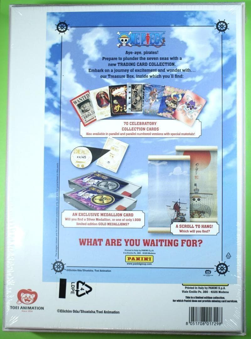 PANINIワンピースOnePieceTreasureBoxトレーディングカード