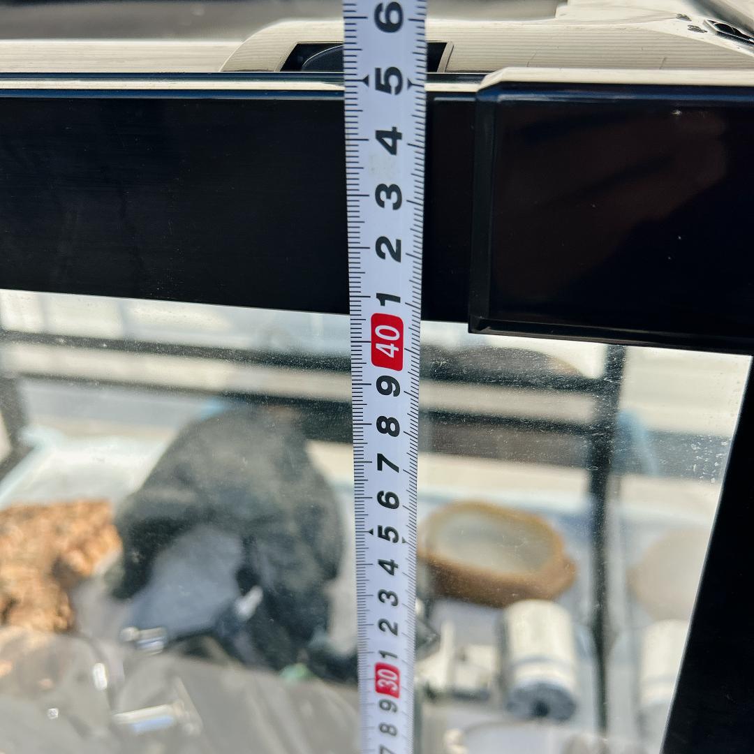 爬虫類飼育ケージ ライト インテリアセット 60x40x40cm トップテラ？