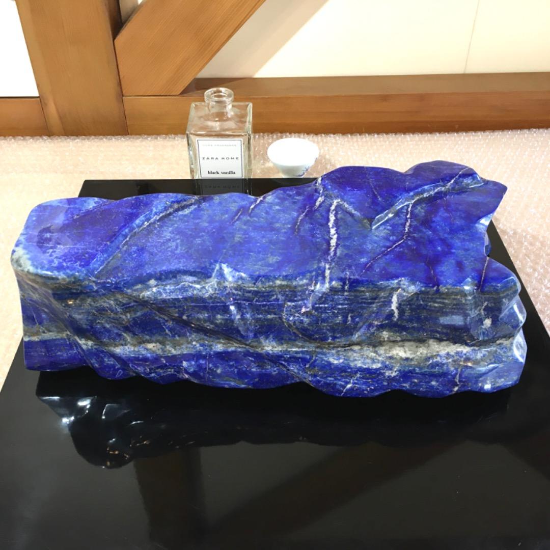 ○大型ラピスラズリ【14.6kg】 原石 宝石 鑑賞石 自然石 天然石 鉱物