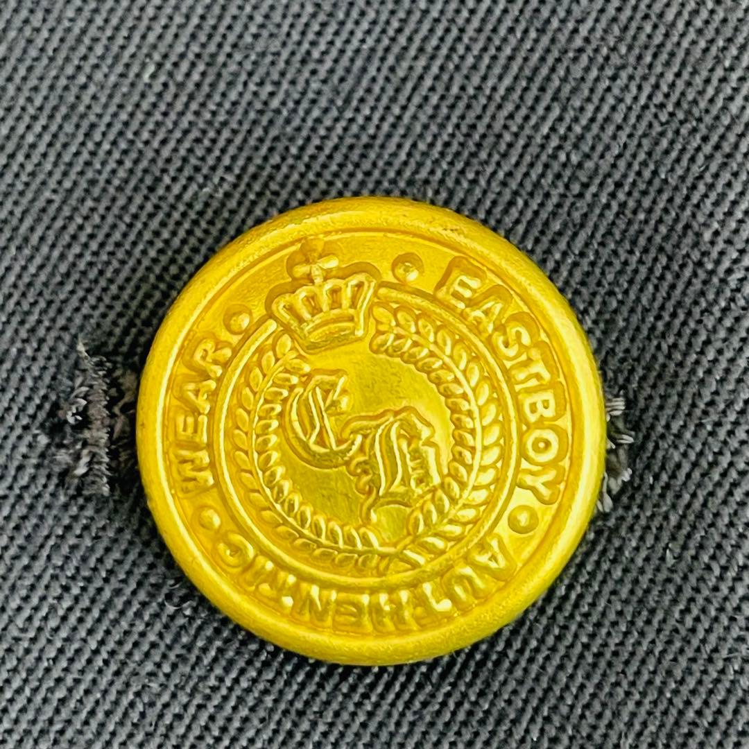 美品✨イーストボーイ♡紺ブレジャケット　エンブレム　金ボタン　M