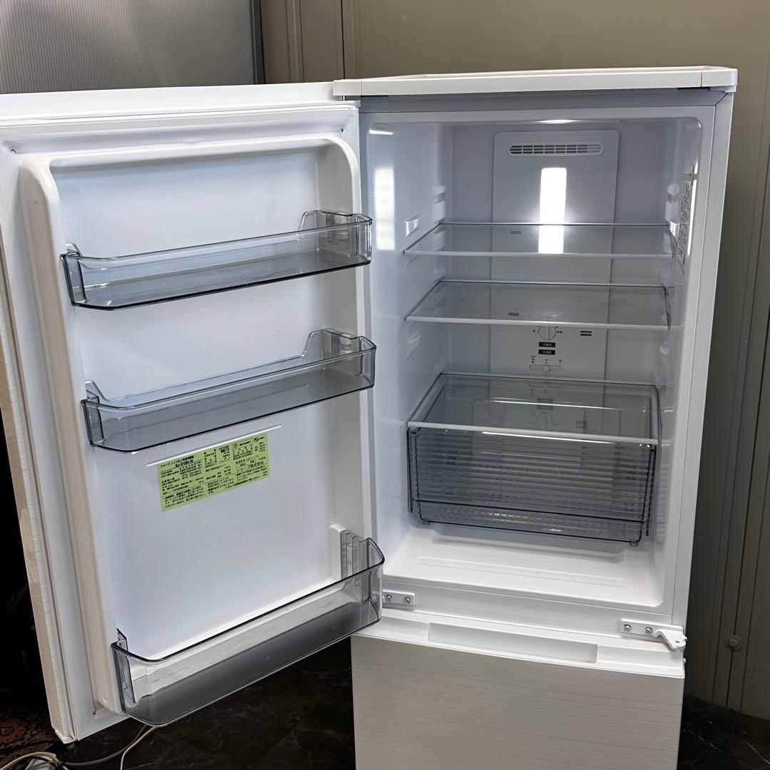 ♪送料込！設置対応◎2021年製SHARP 179L冷蔵庫 SJ-D18H-W