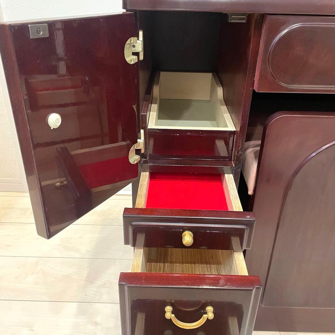 【フランスミラー】三面鏡ドレッサー 化粧台 ドレッサー 鏡台のみ（椅子は別出品）