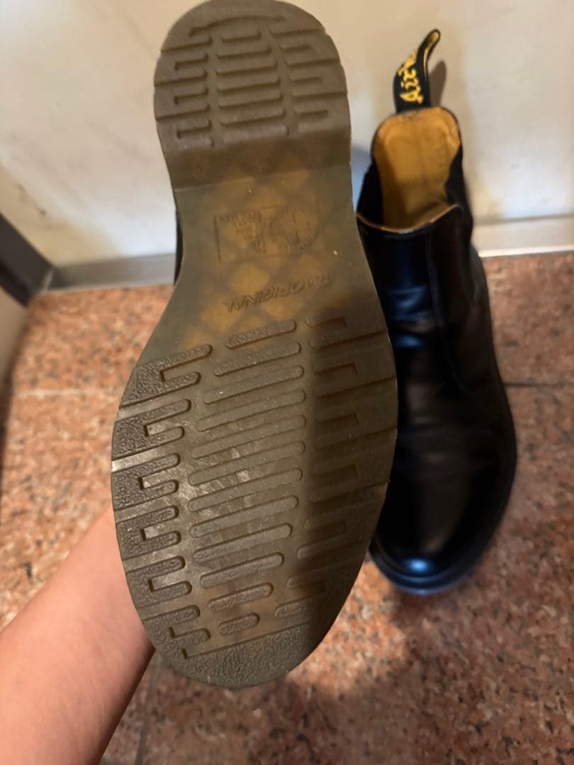 y*b様 D*n様 ブラック サイドゴアブーツ 8 UK