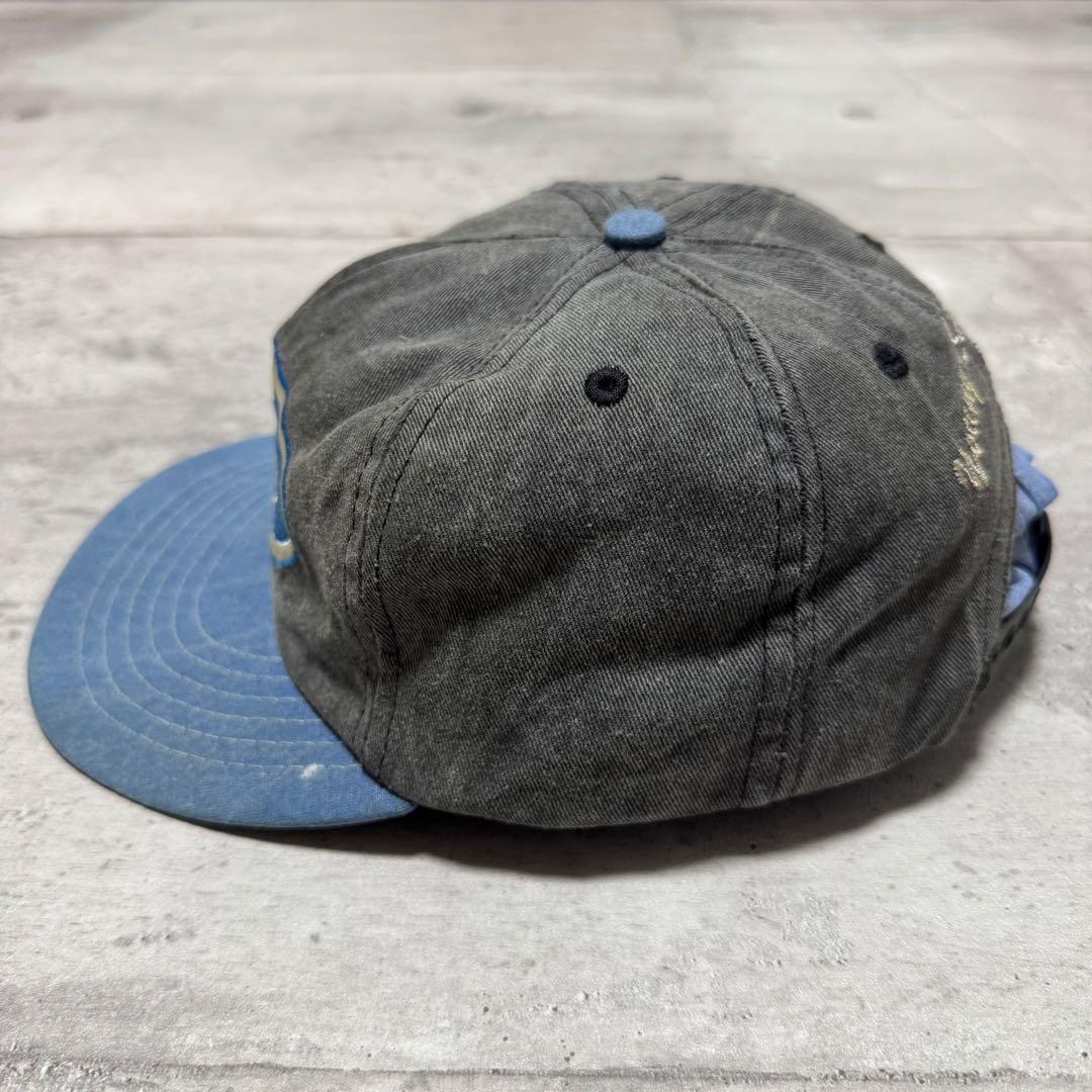 90s USA製 Ford キャップ フェード ブラック モーター 企業 刺繍